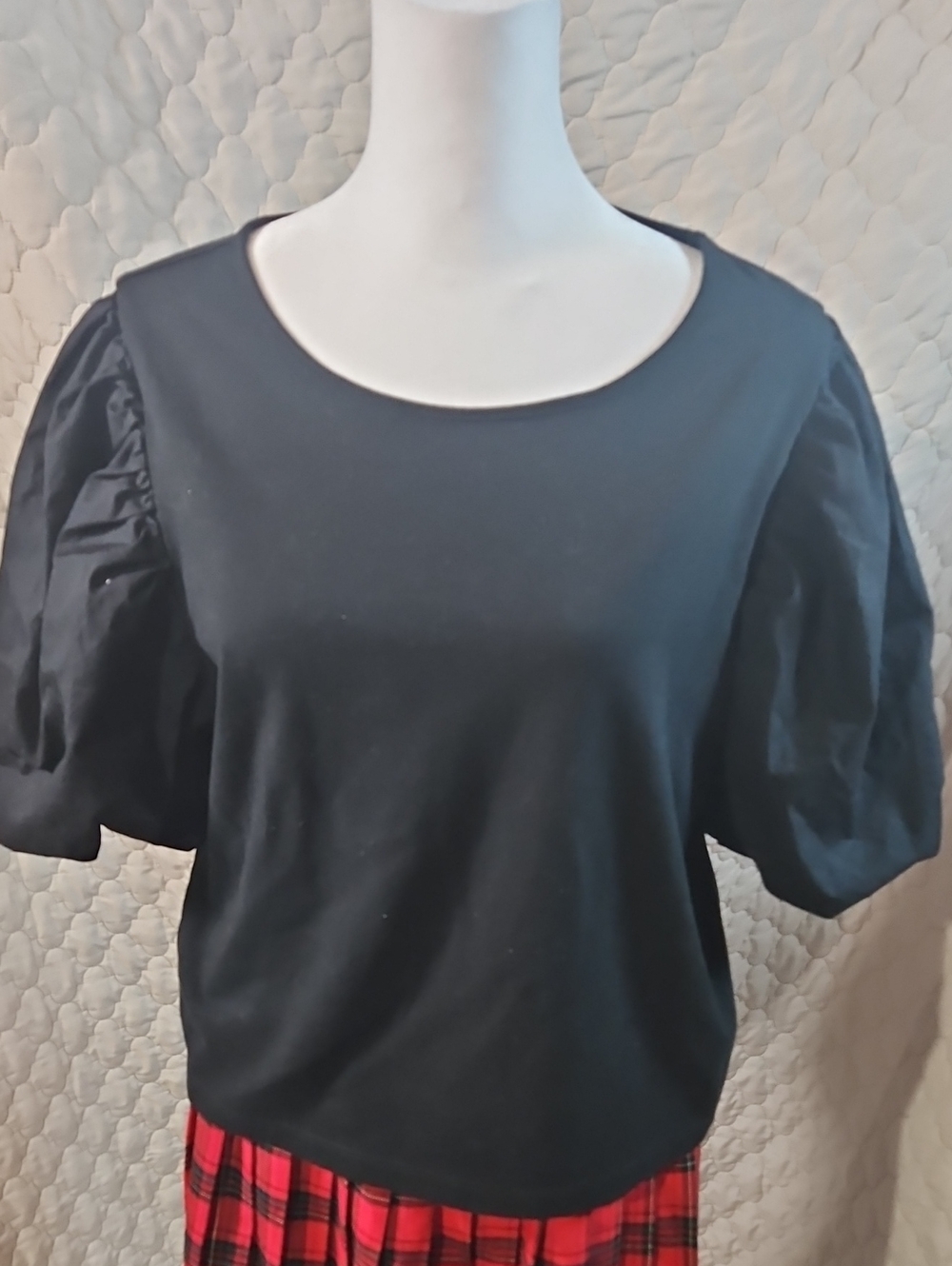A New Day Balloon Sleeve Top